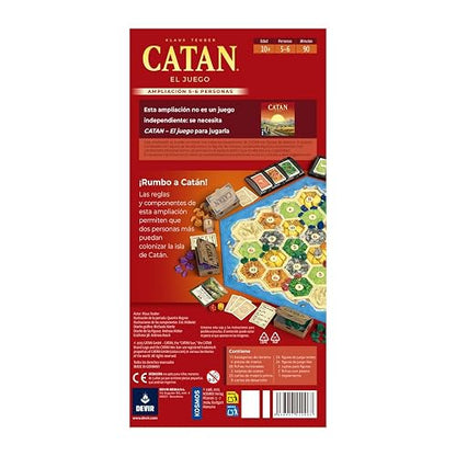Catan Ampliación 5 a 6 Jugadores en Español, Devir