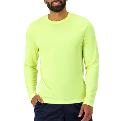 Hanes Camiseta de Manga Larga Cool Dri para Hombre UPF 50+ (Paquete de 2)