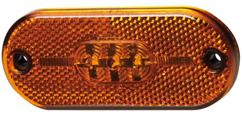 Hella 2PS 357 009-101 Value Fit Luz Rectangular/Ovalado LED 24V, Ámbar