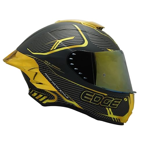 Casco para Moto Integral Shanghai - Casco Motocicleta Marca Edge - Visor Doble ANTIVAHO - Cascos para Motos Certificados Dot Moto - Accesorios para Moto Motocross