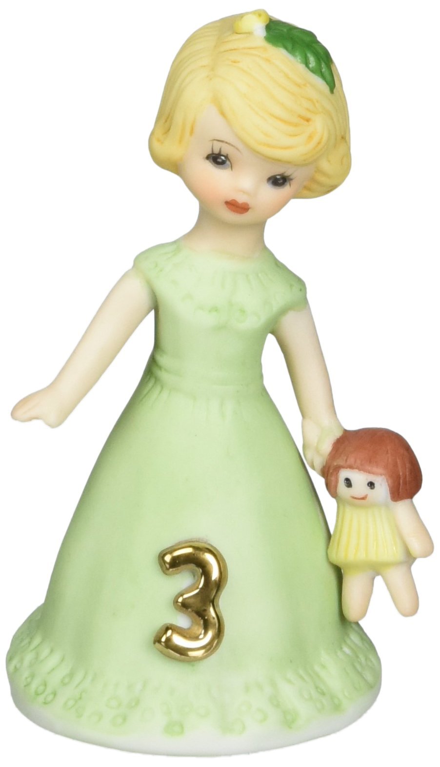 Enesco E2303 Growing up Girls from Blonde Age 3 Figurine 3.25 IN