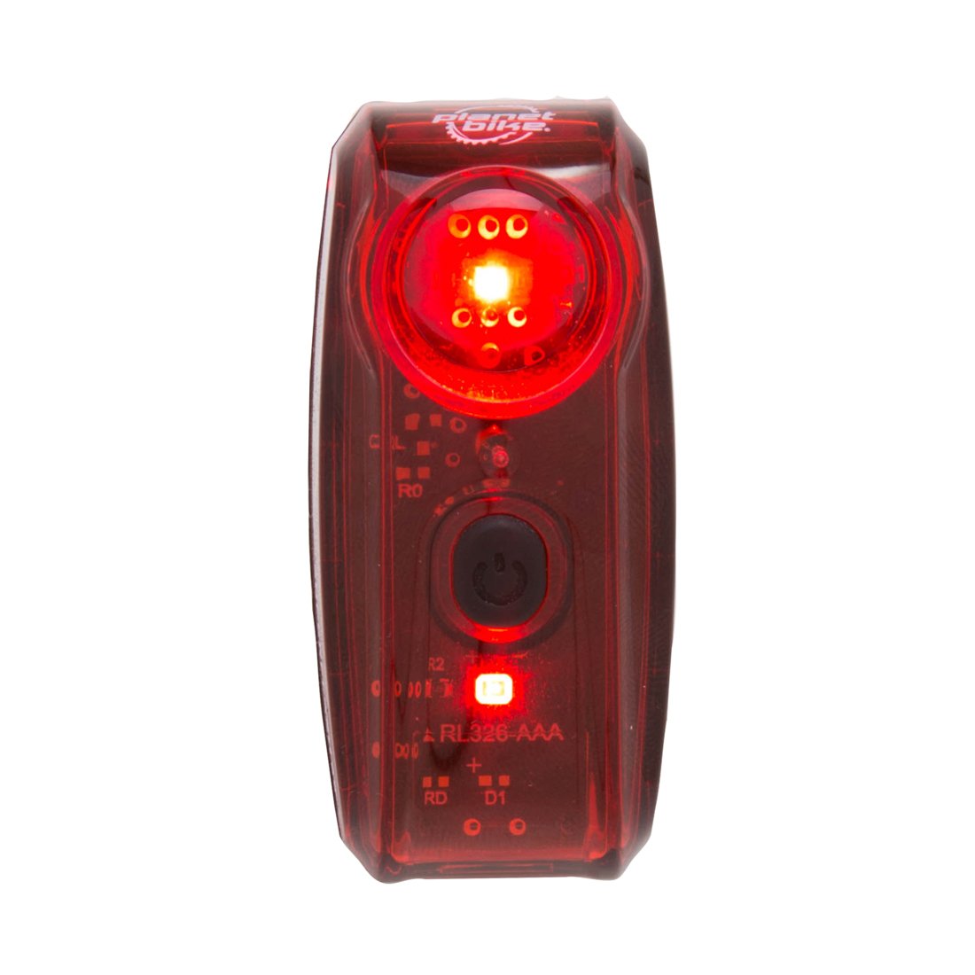 Planet Bike Superflash 65 - Luz Trasera para Bicicleta, Color Rojo y Negro