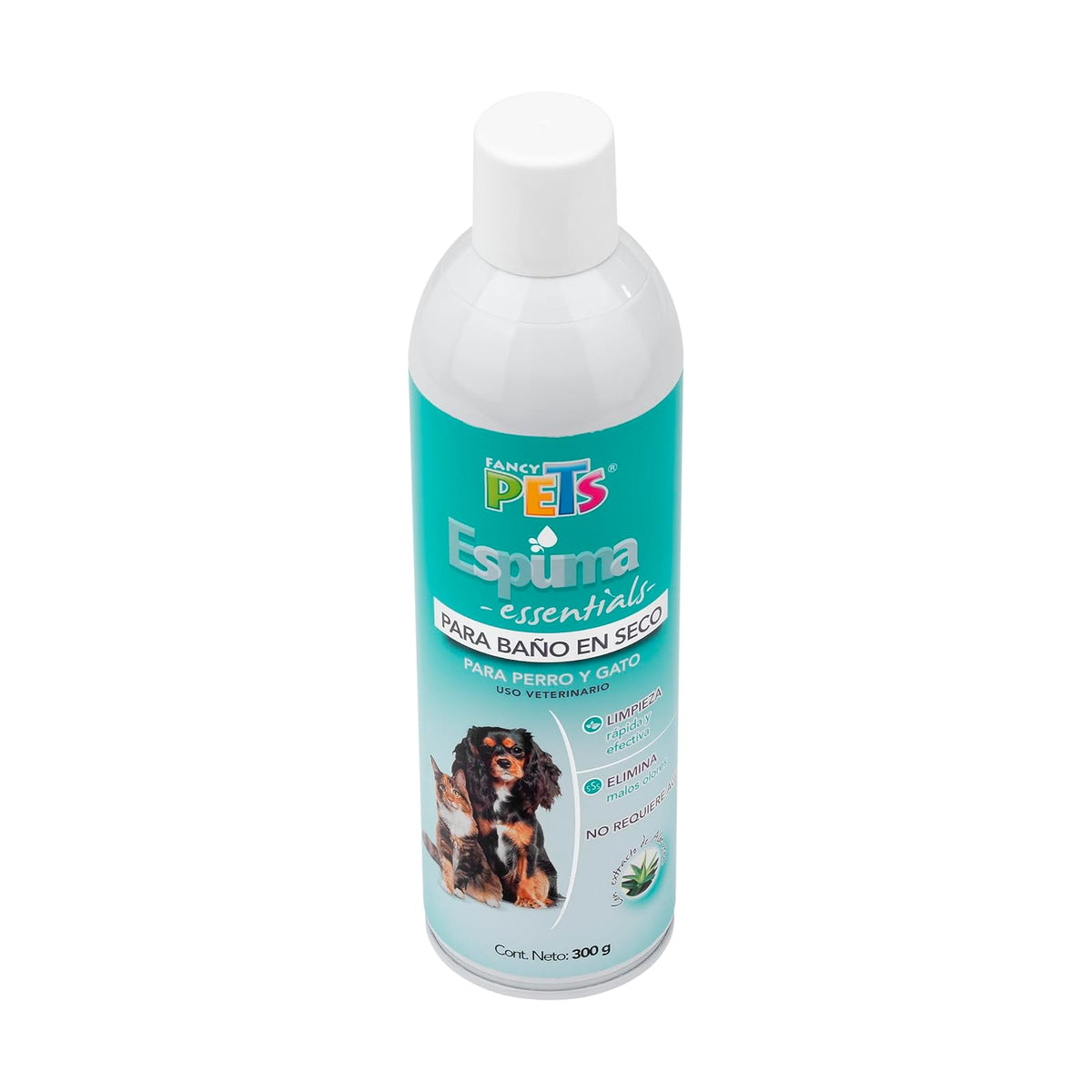 Fancy Pets Espuma P/BAÑO EN SECO Essentials 300 G