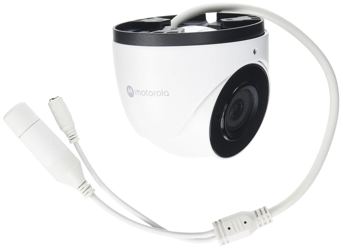 Camara IP Motorola MTIDM045701 / Domo Metal/Lente Fijo / IK10 / IP67 / ONVIF/PoE/DNR 3D, WDR Digital, HLC, BLC, DESEMPAÑADOR/IR 40 M/CYBERSEGURIDAD GDRP