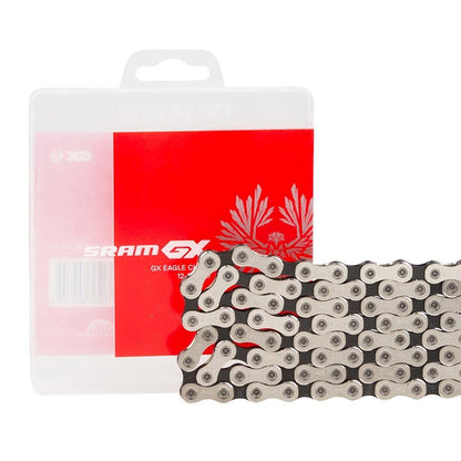‍ Cadena SRAM GX Eagle 12 Velocidades – 126 Eslabones, Power Lock, Color Negro, para MTB y Trail