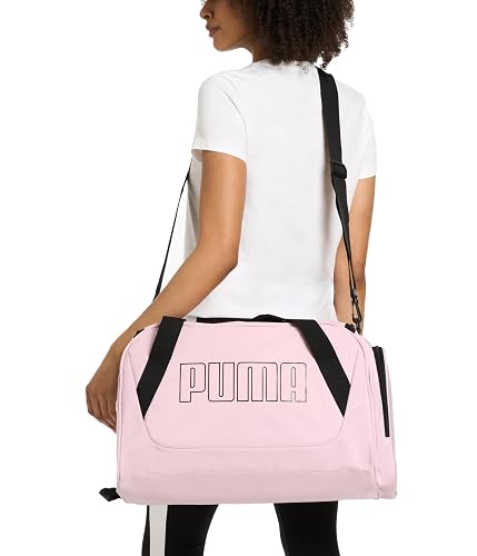 PUMA Flora Bolsa de Lona Para Mujer 20 x 11 x 10 pulgadas Rosa Malva