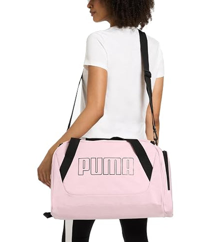 PUMA Flora Bolsa de Lona Para Mujer 20 x 11 x 10 pulgadas Rosa Malva