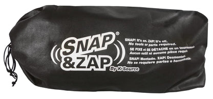 Fit System 80730 Snap & Zap Par Espejos Remolque Personalizados Negro para Ram 1500 Pick-up Lado Conductor/Pasajero