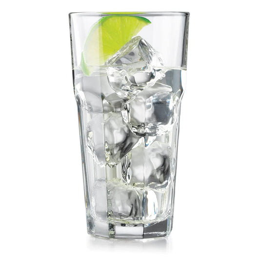 Borgonovo London-11085720 Juego de 6 Vasos de Vidrio, 480 ml