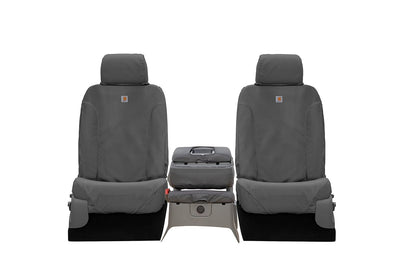 Covercraft Carhartt SeatSaver - Fundas de Asiento Personalizadas | Se Adapta a Ford F-150 2015-2018 | 1ª Fila 40/20/40 Asiento de Banco, Tela de Pato Grava