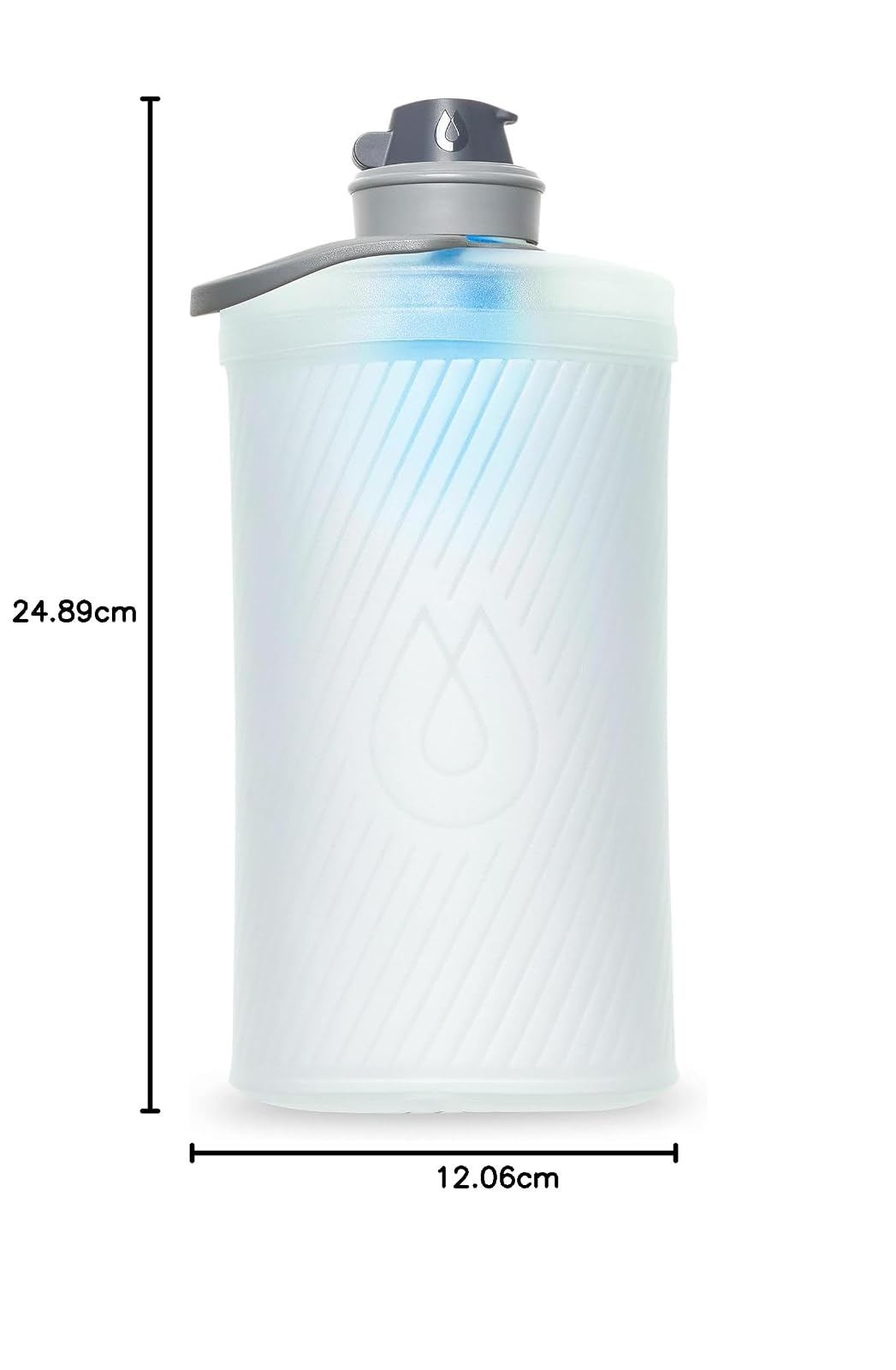 Bidón flexible FLUX 1.5L traslúcido con filtro