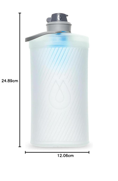 Bidón flexible FLUX 1.5L traslúcido con filtro