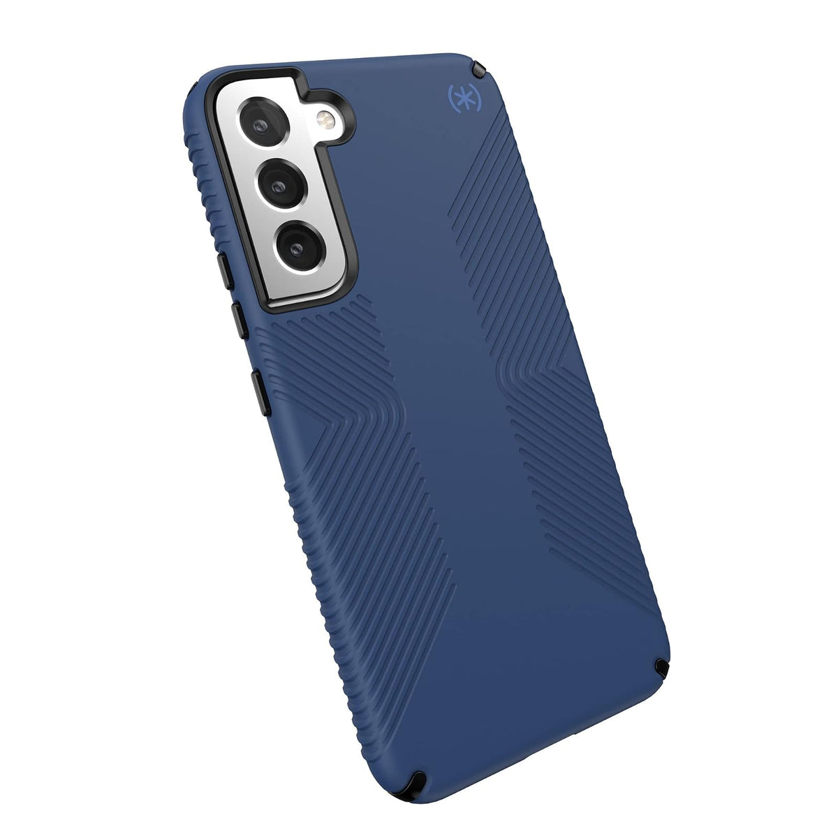 Speck Products Presidio2 Grip - Funda para Samsung Galaxy S22+, Color Azul costero/Negro/Azul tormenta