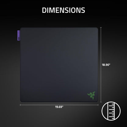 Razer Gigantus V2 Pro Soft Esports Gaming Mouse Pad (MAX Control) – Ultra-High Friction Cloth Surface, Tracking Accuracy, GlideCore Foam, Anti Slip Base, Low-Profile Stiched Edges – Large