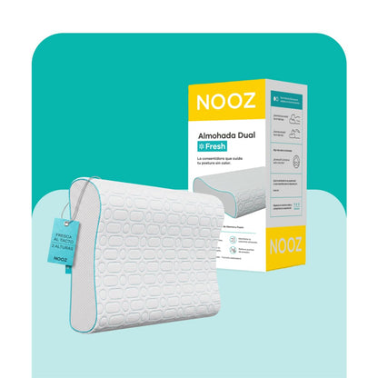 Nooz Almohada Cervical Dual Memory Foam - Fresh