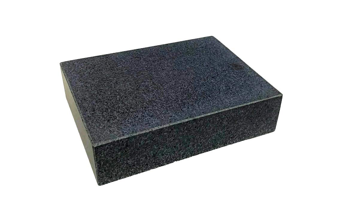 HHIP 4401-1597 Placa de superficie de granito de 6 x 8 x 2 pulgadas, grado B, 0 repisa