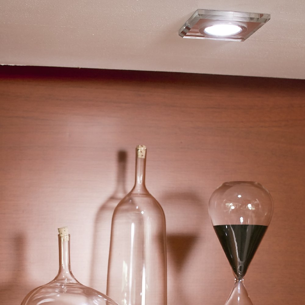 Tecnolite - Lámpara de Interior, color Cristal Espejo, compatible con tecnología inteligente