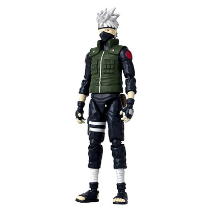 ANIME HEROES – Naruto Hatake Kakashi – Figura Articulada 6.5” Cuarta Gran Guerra Ninja, Detalle Premium y Manos Intercambiables, Ideal para Fans y Coleccionistas