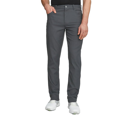 PUMA Golf Dealer Pantalón de 5 Bolsillos para Hombre - 34W x 30L - Gris fuerte