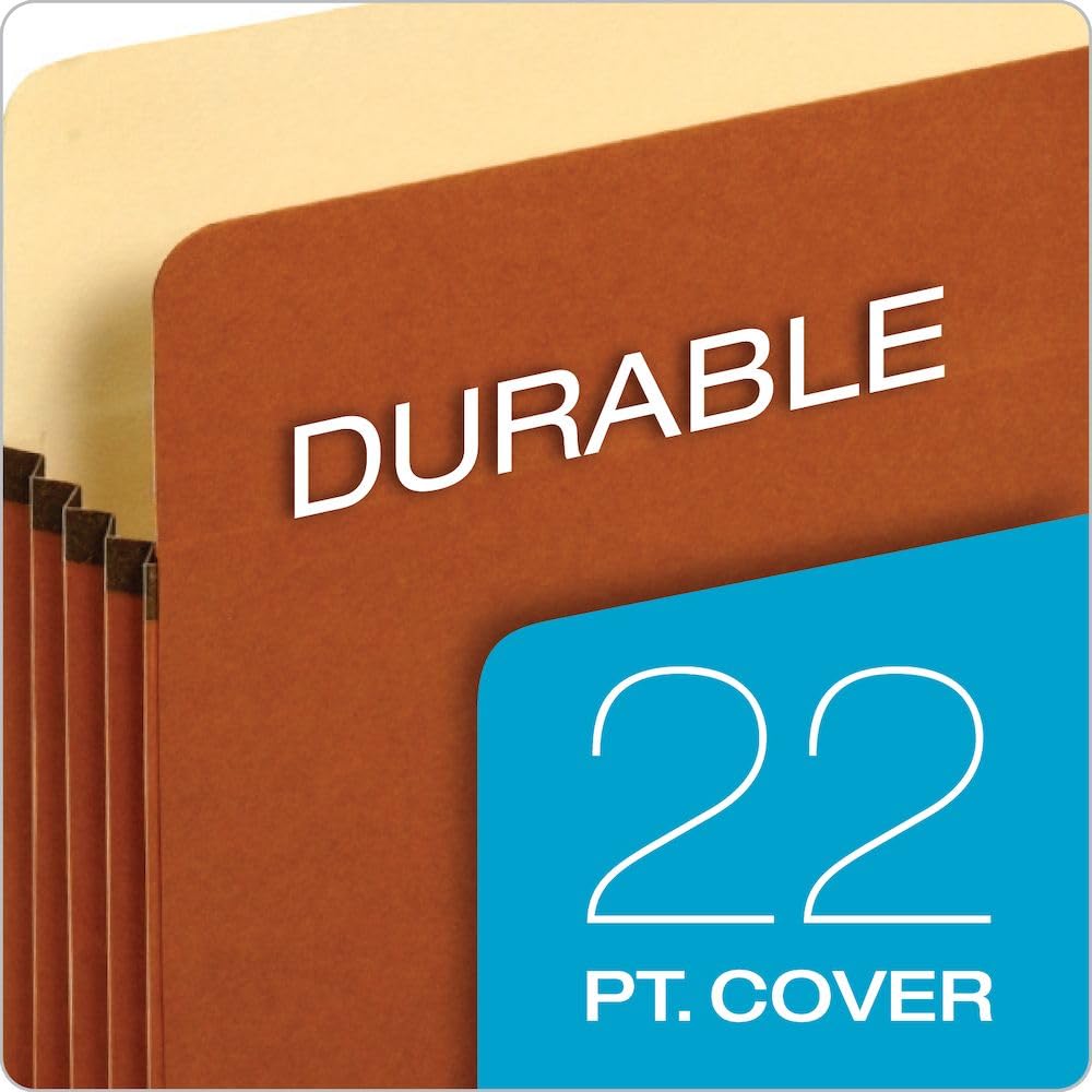 Pendaflex 1514C-OX - Bolsillos para archivos, 1,75 pulgadas, color marrón, carta, 25 por caja