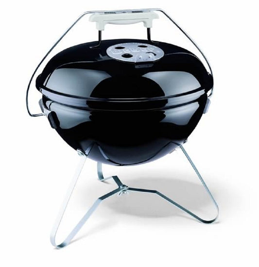 Weber 40020 Smokey Joe Premium 14-Inch Portable Grill | Portátil 14 pulgadas, carbón, capacidad 5 hamburguesas, esmaltado porcelana