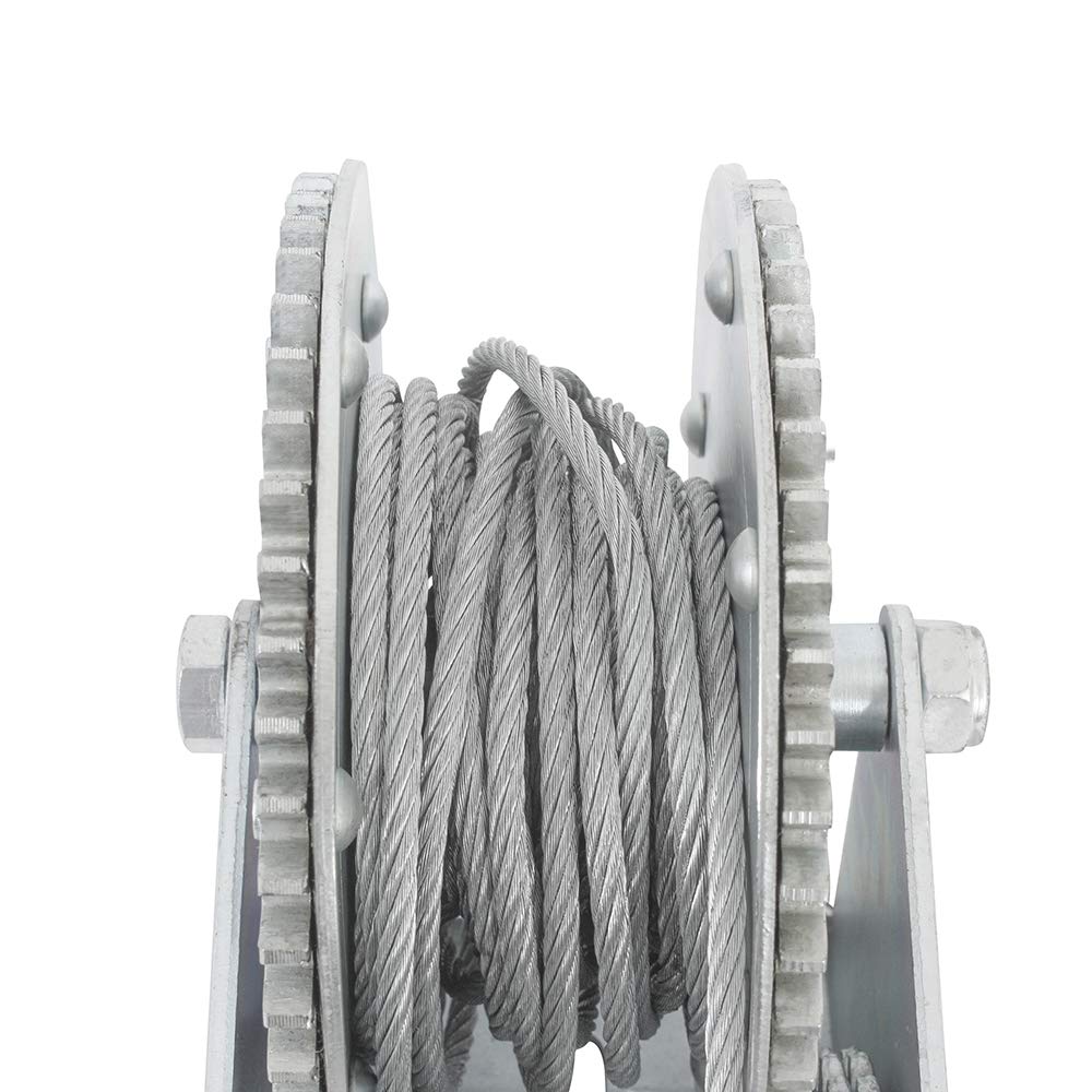Dogo Tuls RH5012 Restirador Manual, 2000 Lbs, Cable Acero Doble Engrane