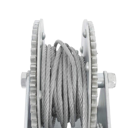 Dogo Tuls RH5012 Restirador Manual, 2000 Lbs, Cable Acero Doble Engrane