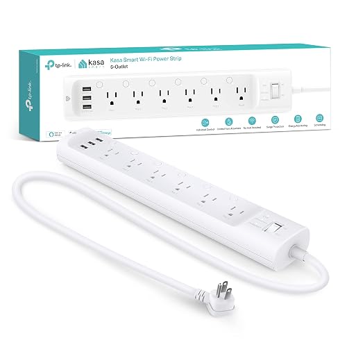 TP-Link Kasa Smart WiFi Plug Mini - Enchufe inteligente, Tira de electricidad inteligente, 1 paquete, Blanco