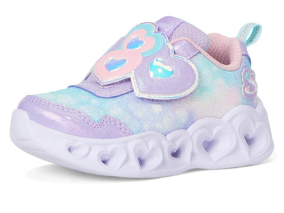 Skechers Luces de corazón Zapatillas para Niñas