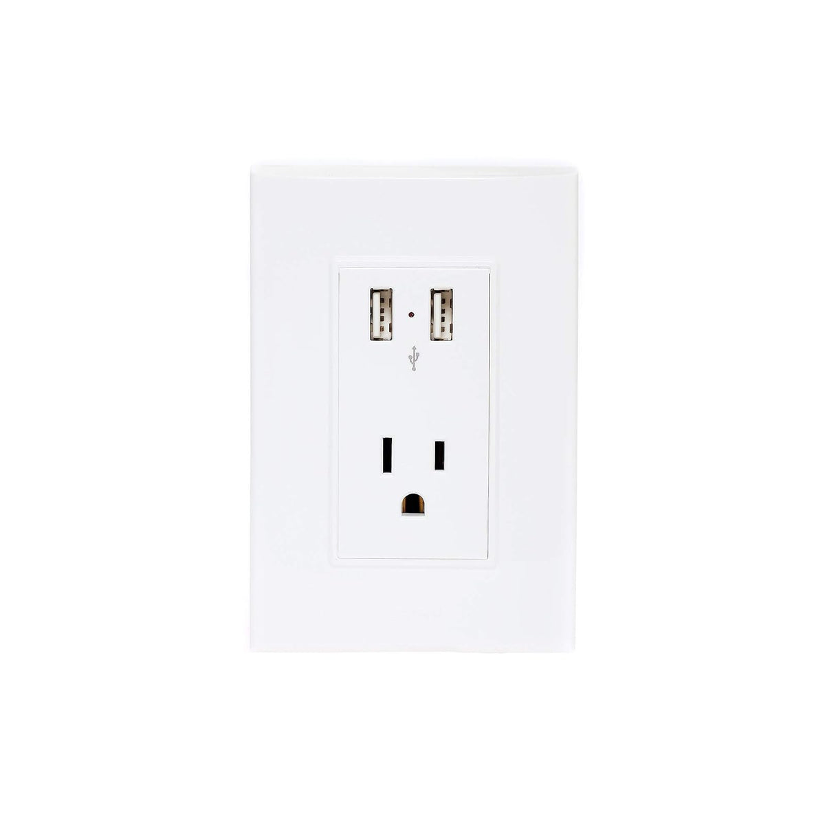iGOTO PB106UL-B Contacto doble con USB y Placa Sencilla