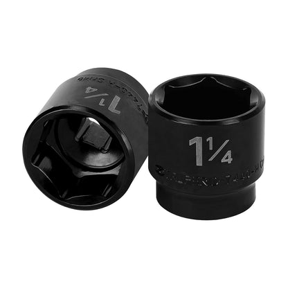 Truper D-7440-H, Dado de impacto, 6 puntas, cuadro 1/2" de 1-1/7"