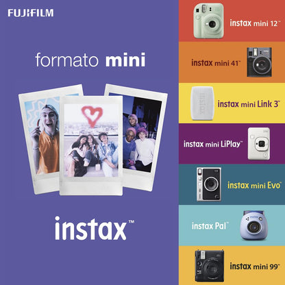 Fujifilm Pack instax Mini 12 Rosa + 2 Pack + Accesorios