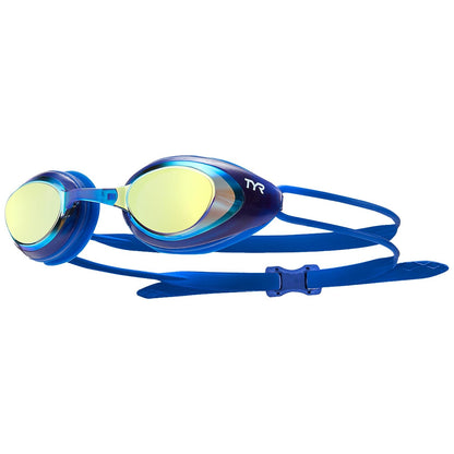 TYR Black Hawk Racing - Gafas de Espejo - talla única - Dorado (Gold - Royal)