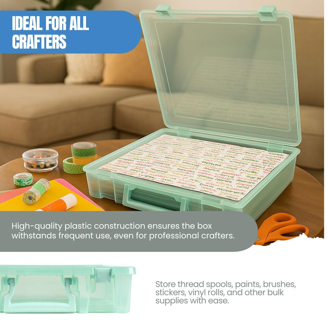 ArtBin 6955AB Super Satchel Caja de 1 Compartimento, Núcleo Abierto, Mint, 1 Paquete, 1