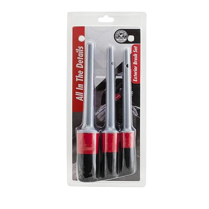 Chemical Guys Juego de cepillos de detallado exterior All In The Details (ideal para automóviles, camiones, todoterrenos, caravanas y más)