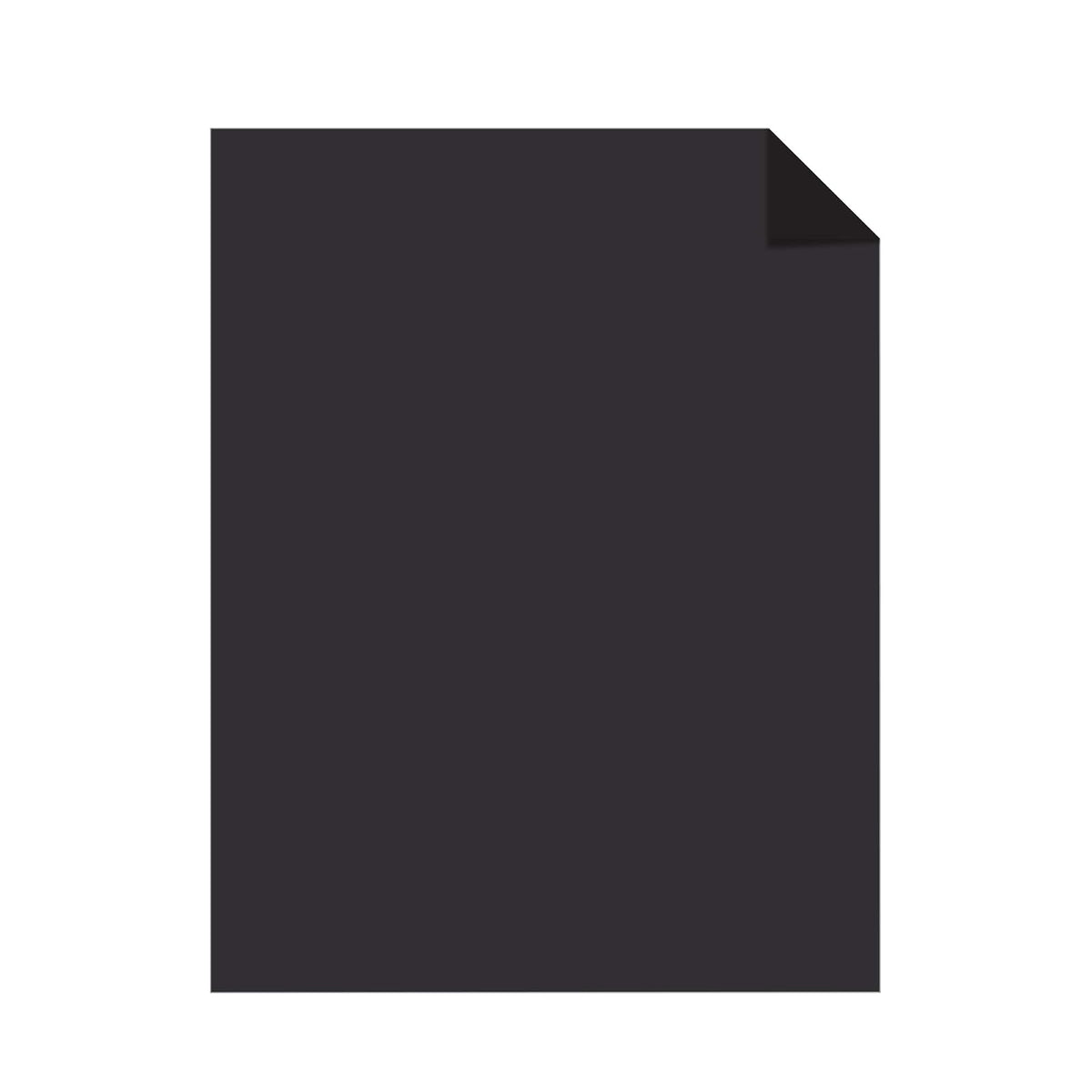 Neenah Astrobrights Color Cardstock, Letter 8.5 x 11 Inches, 65 Pound Cover, Eclipse Black, 100 Sheets (22024) by Neenah