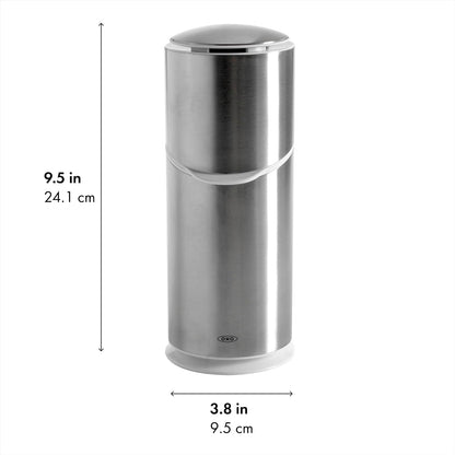 OXO Good Grips Organizador para Cepillos de Dientes, de Acero Inoxidable Pulido