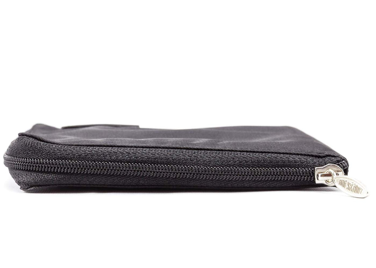 Big Skinny portafolios delgada con cierre para hombre, capacidad para hasta 25 tarjetas