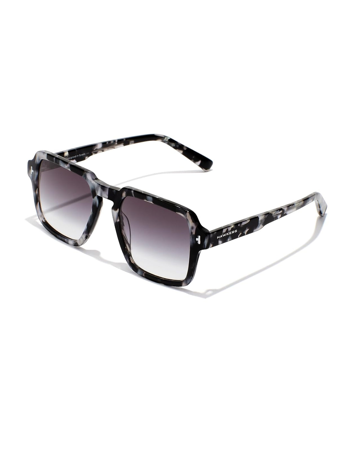 HAWKERS Lentes de Sol LASH para Hombre y Mujer - Talla Única - Silver Granite Iron