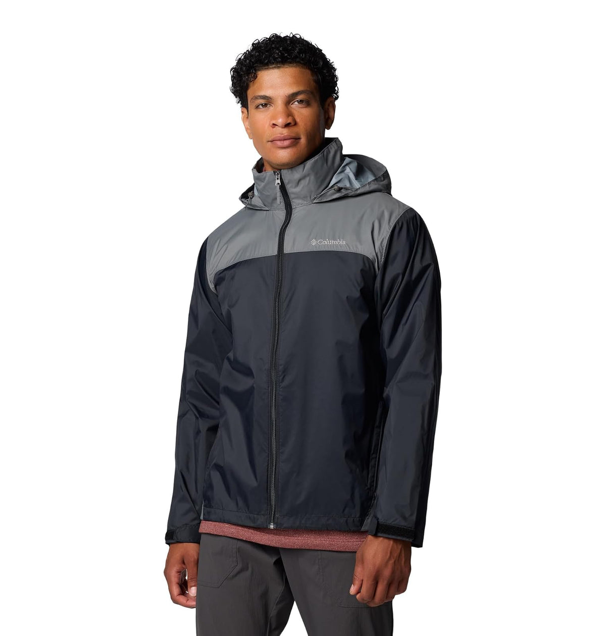 Columbia Glennaker Lake II Chamarra Impermeable para Hombre - XL - negro, gris, (Black - City Grey)