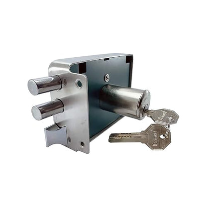 Phillips Cerradura de Sobreponer HS 4100 Insta Fácil Derecha Acero Inoxidable
