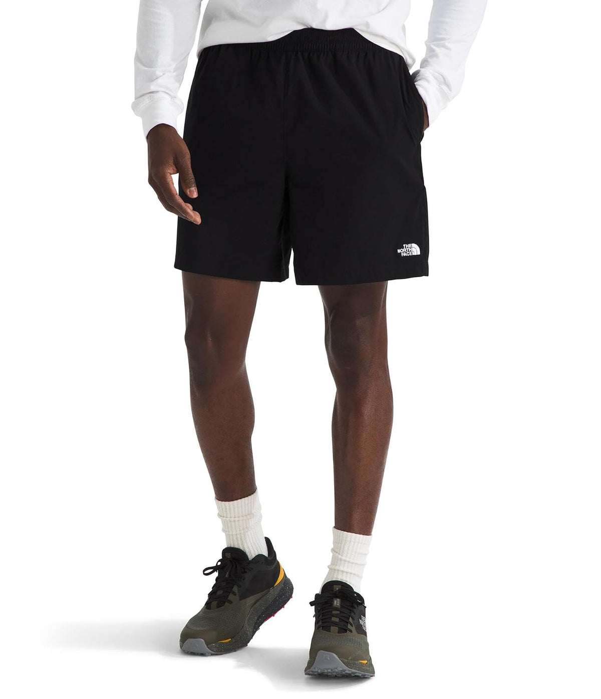 The North Face Class V Pathfinder Pull-on Shorts 7" Pantalones Cortos para senderismoHombre - CH - Tnf Negro