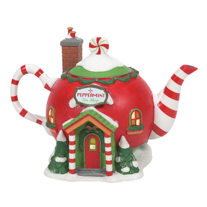 Department 56 North Pole Village - Edificio Ligero para Tienda de té de Menta