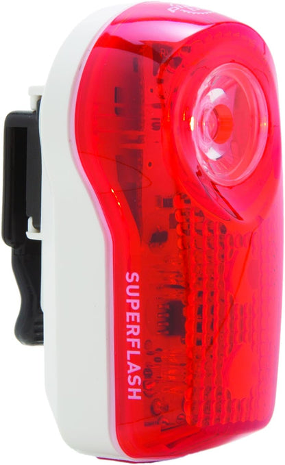 Planet bicicleta Blinky Super Flash 1/2-Watt Blaze LED Plus 2 eXtreme LED Rear bicicleta Light