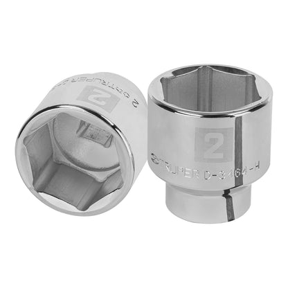 Truper D-3464-H, Dado de 6 puntas std, 2", cuadro 3/4" - 2"