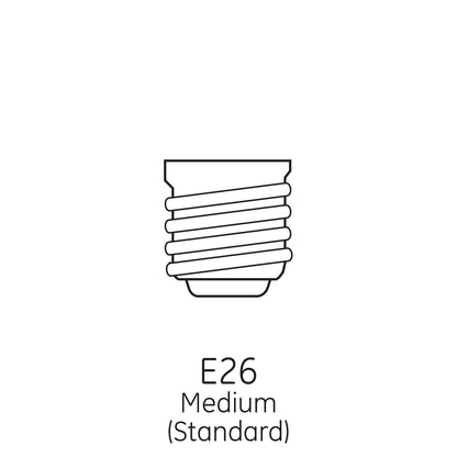 GE Lighting A21 - foco LED de luz diurna (forma clásica, uso general), 40 W, Paquete de 4, Blanco congelado