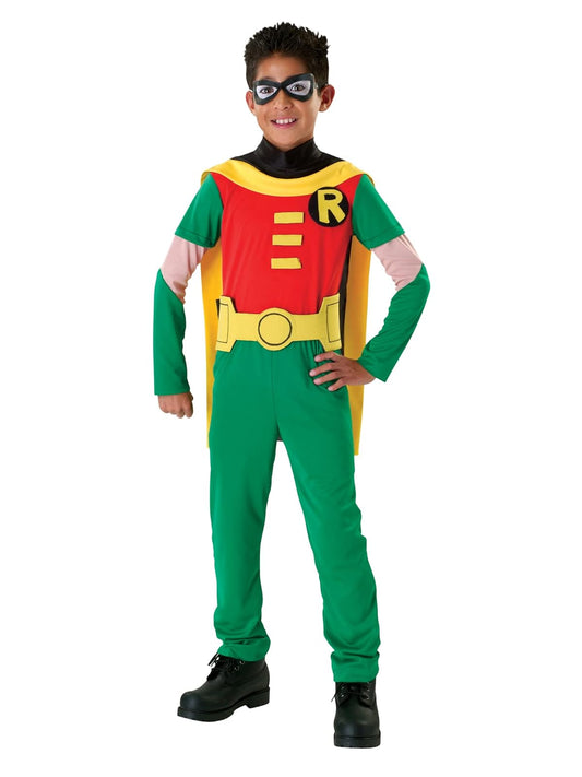 Teen Titans Child'S Robin Costume, como se Muestra, Mediano