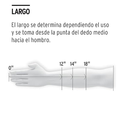 Truper GU-515, Guantes de carnaza, para soldador, puño largo de seguridad