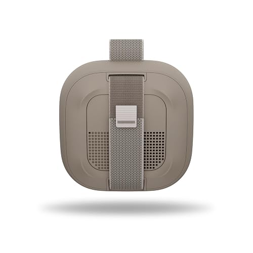 Bose SoundLink - Altavoz Bluetooth Micro portátil, Altavoz inalámbrico para Exteriores, hasta 12 Horas de duración de la batería, Impermeable y a Prueba de Polvo, Piedra Arenisca - Edición Limitada