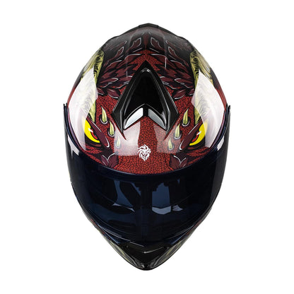 KOV Thunder Inferno Casco Abatible LED XL